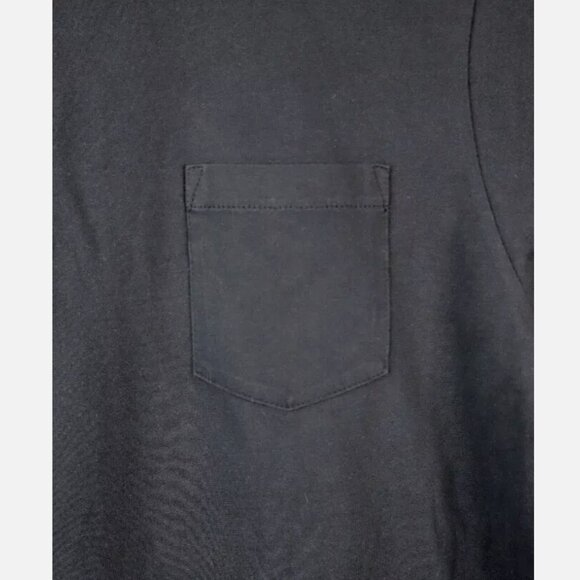 Men’s Vineyard Vines Black T-Shirt with Pocket Size Large (L) - New With Tags - Picture 2 of 5